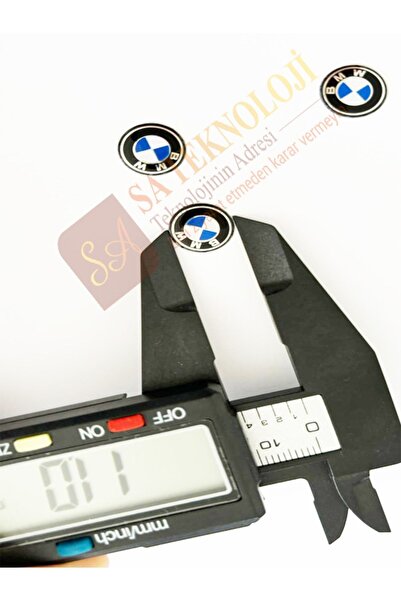 sateknoloji Bmw Anahtar Kumanda Logo 11mm 3lü(MAVİ-BEYAZ)
