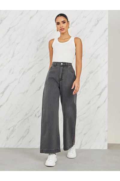 Styli High Rise Loose Fit Jeans
