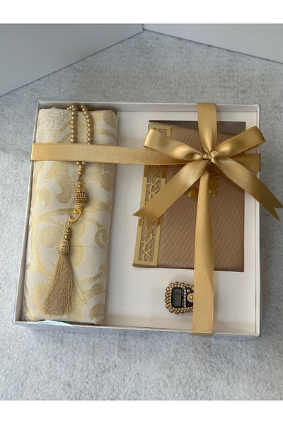 Markapolin Set of Cross Umrah Gift Prayer Rug