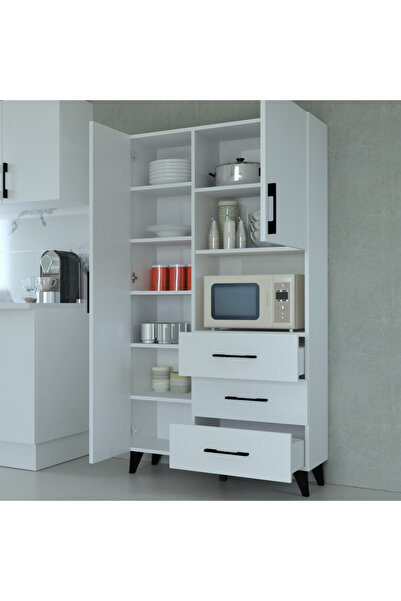 MOBİLİQUE Çok Amaçlı %100 Mdf Mutfak Mikrodalga Fırın Dolabı