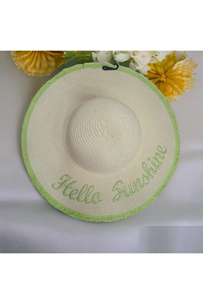 Shopiolog Ψάθινο Χρώμα Γυναικείο Καπέλο Παραλίας - Φυσικό Μαύρο Sute Bucket Κ...