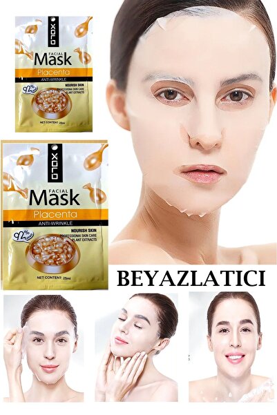 Uniquem Koyun Plasenta Yüz Maskesi 3 Adet Sheep Placenta Face Mask XL1790