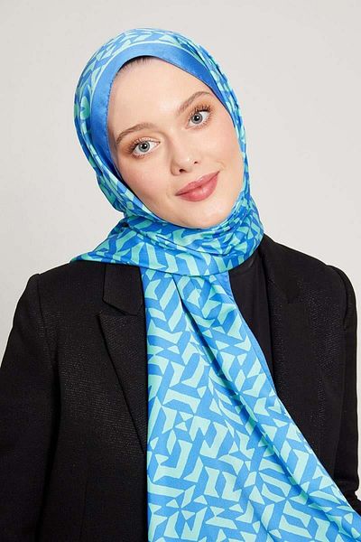 Levidor Asymmetric Printed Saks Angel Shawl