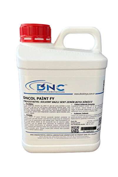 DNC Sert Zemin Fayans Tezgah Boya ve Vernik Sökücü Dncol Paint FY-6kg