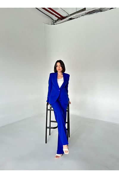 Vuntal BUTİK Blazer Suit Single Button Jacket Pants