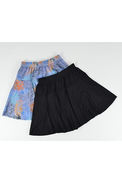 Kidiba 12-15 ani Set de fuste pantaloni scurți din 2 piese din viscoză