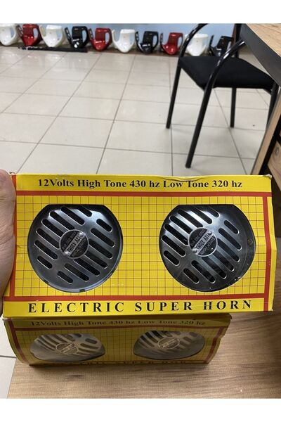 Carub Hella Tip Korna Super Ton Nikelajlı Krom Korna 12v