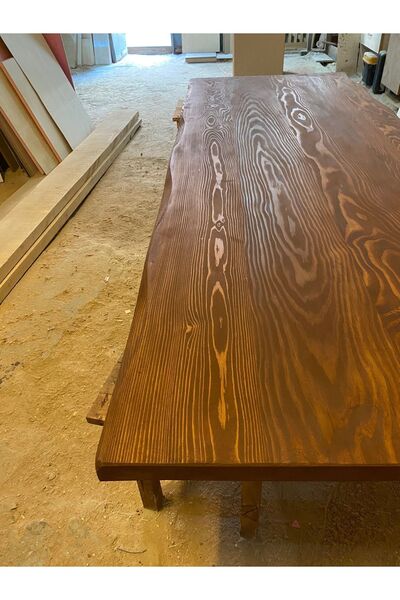 SEÇİLSTORE Kütük Yemek Masası 90 X 200