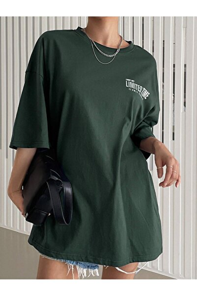 Revasser Μπλουζάκι Unisex Ανδρικό/Γυναικείο LIMITED Color Special Printed Oversize Βαμβακερό χτενισμένο T-shirt με λαιμόκοψη