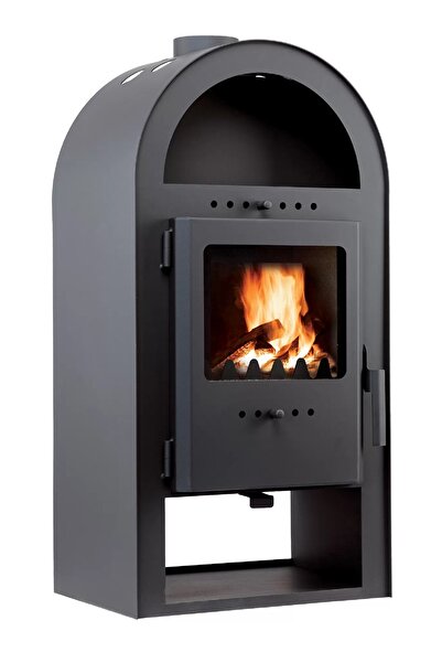 Miklos Steel Ekonomik S Şömine Odun Sobası 5 Kw İthal