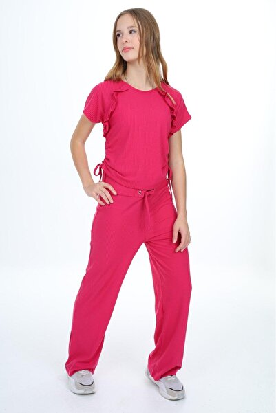 Asortix Дівчачий комплект з шортами та футболкою - 100% бавовна, застібка збоку