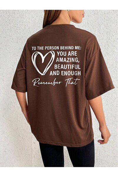 Revasser YOU MATTER Colorful Oversize Cotton Combed - Crew Neck Women's T-Shirt