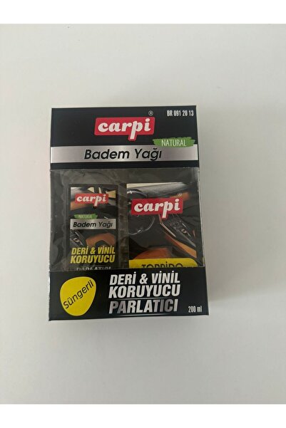 CARPİ BADEM YAGI DERİ VE VİNİL KORUYUCU SUNGERLİ PARLATICI