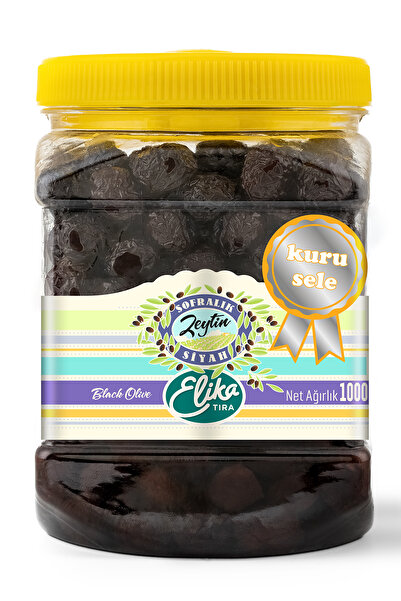 ELİKA Zeytin Kuru Sele Siyah Zeytin 1 Kg
