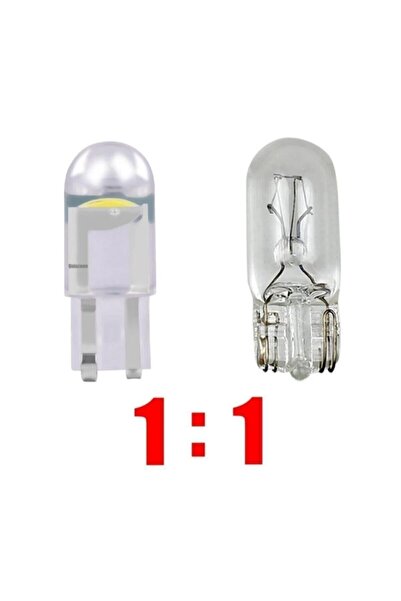 point marketing Yeni Nesil T10 Led Dipsiz W5w Beyaz Park Tavan Plaka Ampülü