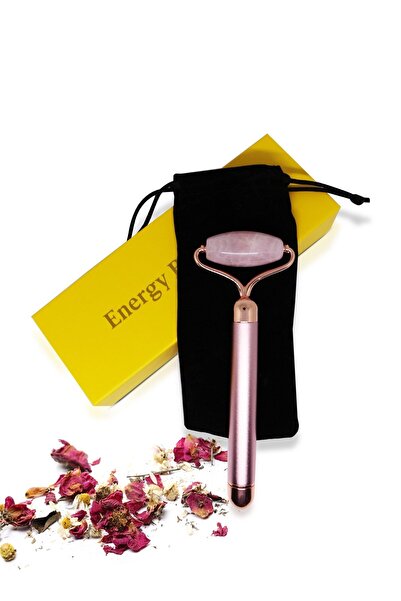 asha vibes Kuvars Pilli Titreşimli Cilt Yüz Masaj Bakım Aleti