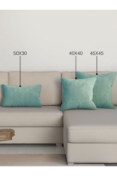 Perle غطاء وسادة من سلسلة Home Daily باللون الأزرق الضبابي