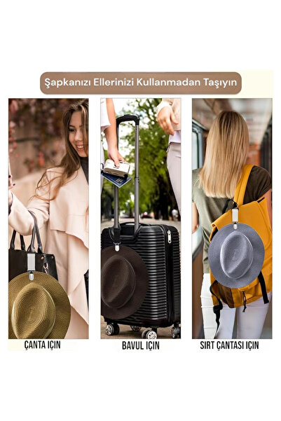 OKAVANGO Şapka Klipsi, Spor Ny Şapka Unisex, Yazlık Katlanabilir Safari Fötr Şapkası,Kadın,Erkek