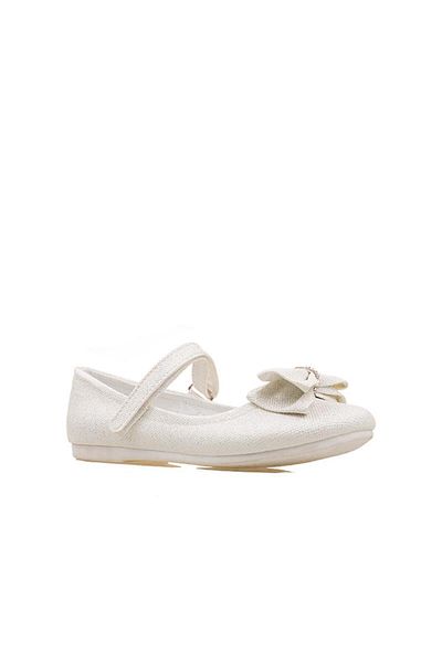 m2s Balerini cu velcro placat cu sclipici sidef