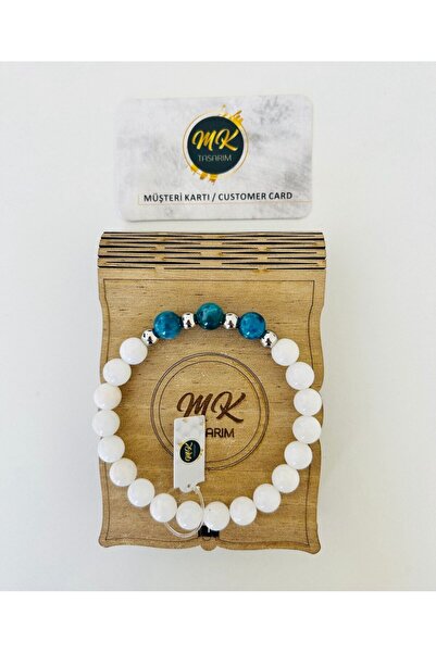 MK tasarım سوار حجر الأباتيت - حجر القمر الحقيقي MK.37.001