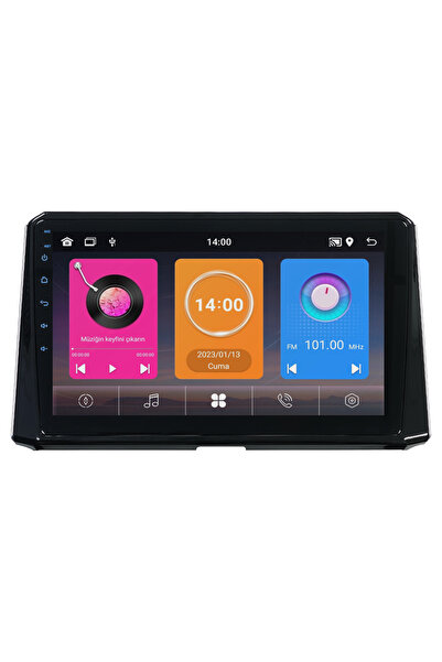 Carvocal Toyota Corolla Uyumlu Android Multimedya Sistemi (2019-2024) CRV-455...