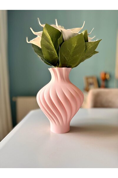 Limon 3D Desing Vasă decorativă din plastic Elegansia - aspect ceramic, design elegant și modern