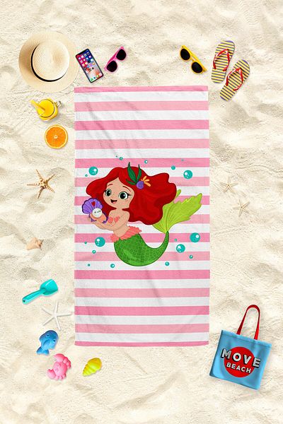 MoveBeach Πετσέτα θαλάσσης, πετσέτα μπάνιου
