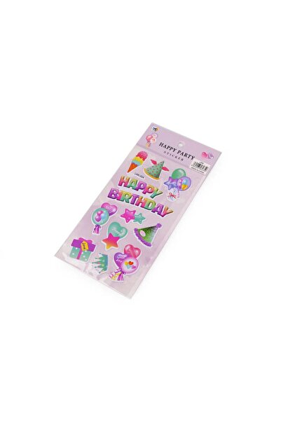 Bluoksweet La mulți ani - 5 modele de autocolante pufosi pentru copii, fete, ...
