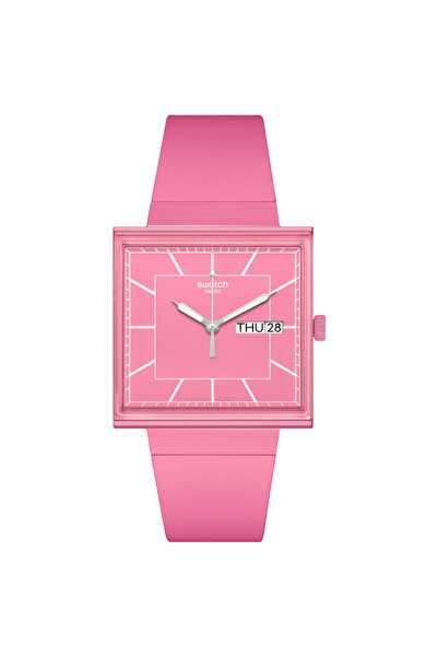Swatch SO34P700 Swatch What If ...Rose?  Kol Saati