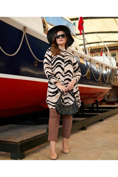 Te&Te Large size Women's Tunic Shirt