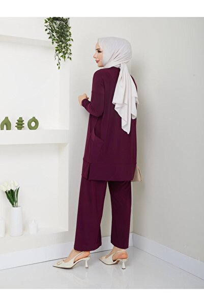 MODAMÜNASİP En Güzel Renkleriyle Çok Şık Almina Cep Detaylı Pantolonlu Takımımız ??