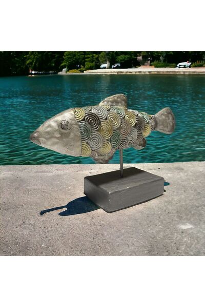 Umay Project Balık Obje Polyester Heykel Minyatür - Bebek / Çocuk / Genç Odas...