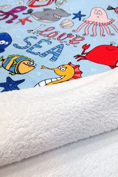 MoveBeach Desenli Çocuk Plaj Havlusu, Banyo Havlusu