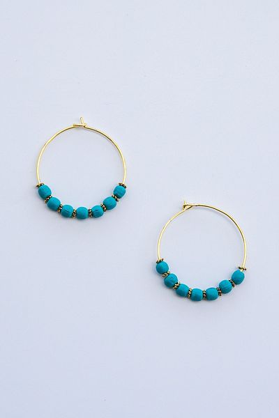Lila Rosa Ethnic and Authentic Hoop Earrings