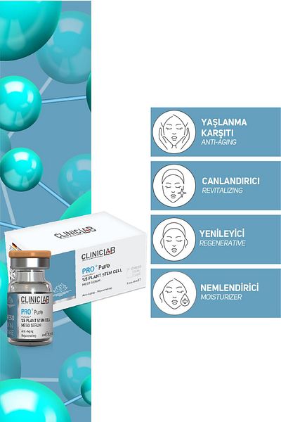 Cliniclab Anti-Aging Meso Serum with 5% Herbal Stem Cell Renewing Skin Cells 6 ml