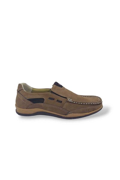 Zerhan Ανδρικά δερμάτινα παπούτσια Mink 242 Nubuck