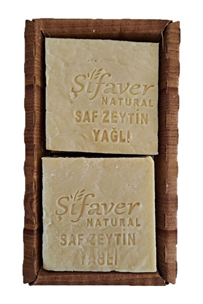 ŞİFAVER Doğal Ve El Yapımı Saf Zeytin Yağlı Sabun Saç Derisin Besler Cilt Vüc...