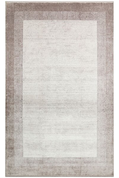 Eko Halı Lugano Lug 08 Beige Modern Desenlere Sahip Naturel Viskonun Işıltısı...