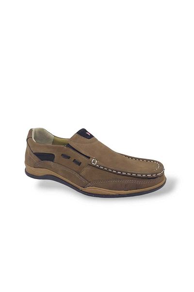 Zerhan Ανδρικά δερμάτινα παπούτσια Mink 242 Nubuck