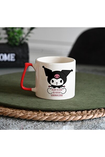 GünayStore Lüks Duble Türk Kahvesi Fincanı & Espresso Arkadaşa Sevgiliye Komik Motto Motivasyon Tasarımlı