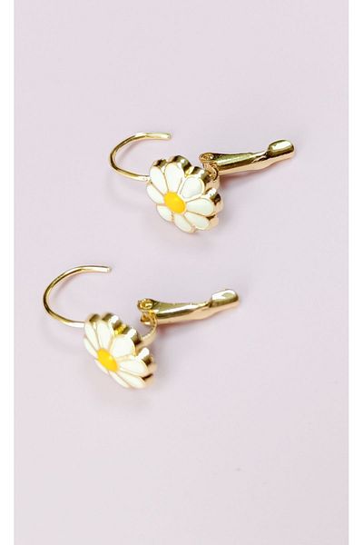Diloshtrend Design Daisy Figured Earrings
