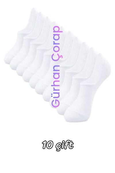 Gürhan Çorap Pack of 10 Unisex Invisible Sneaker Socks