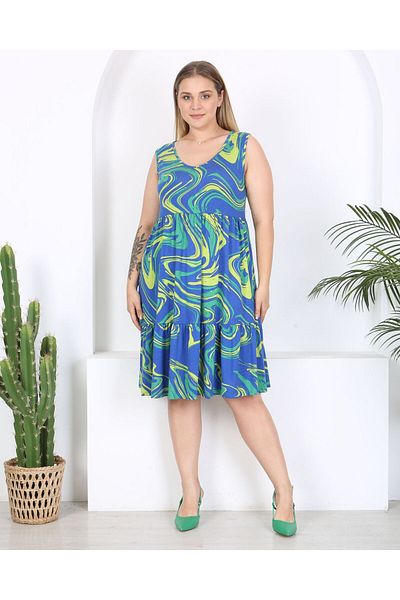 Butik Nilyam Rochie de damă cu decolteu în V - 24091