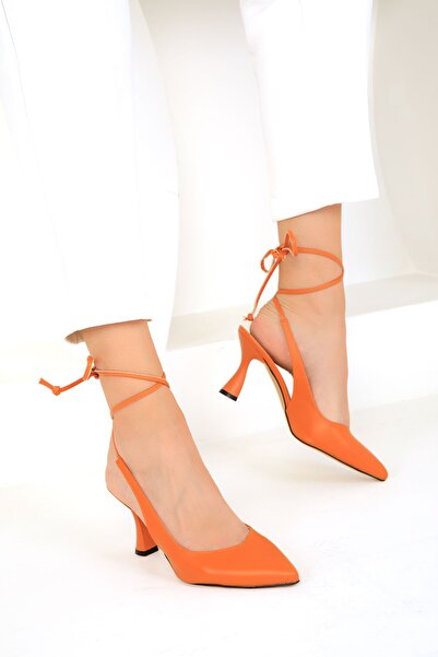 SOHO Orange Women's Classic Heeled Shoes 15776