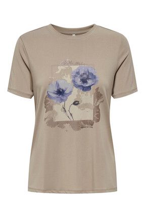 Only Kad n T shirt Kum 15303212 Onlfree L fe Reg S s Leaf Top Box Jrs Fiyat Yorumlar Trendyol