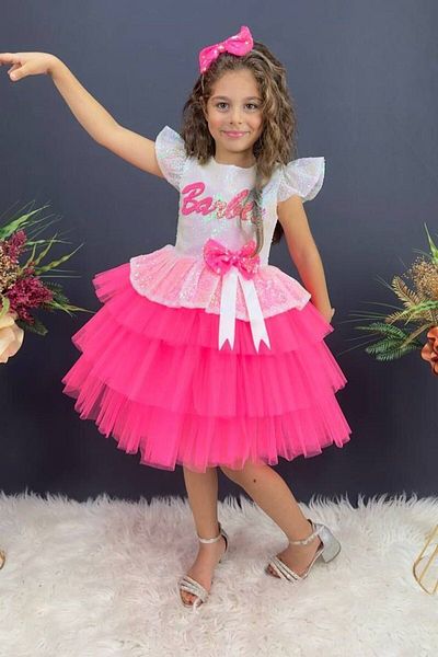 ABİYEKİDS Aby112 Model Sequin Katkat Dress - Evening Dress Costume