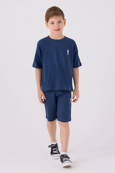 U.S. Polo Assn. Boy's Blue Bermuda Suit
