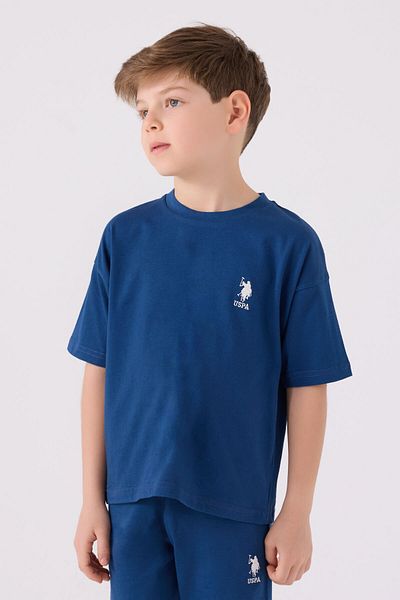 U.S. Polo Assn. Boy's Blue Bermuda Suit
