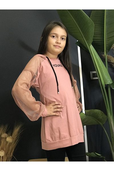 Asortik Kids Tunica cu gluga din plasa pentru fete