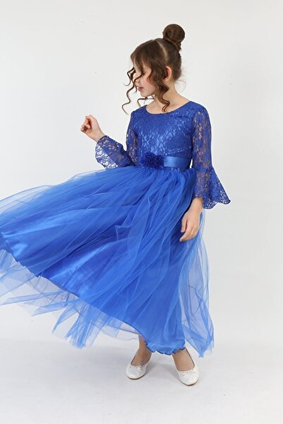 Asortix Дівчача сукня з тюлю з вишивкою та підкладкою з тарлату для випускног...